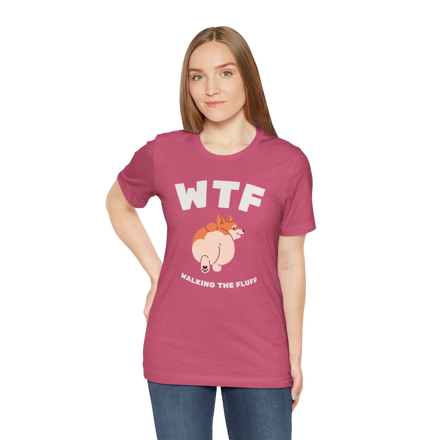 WTF Walking The Fluff Fat Dog T-Shirt