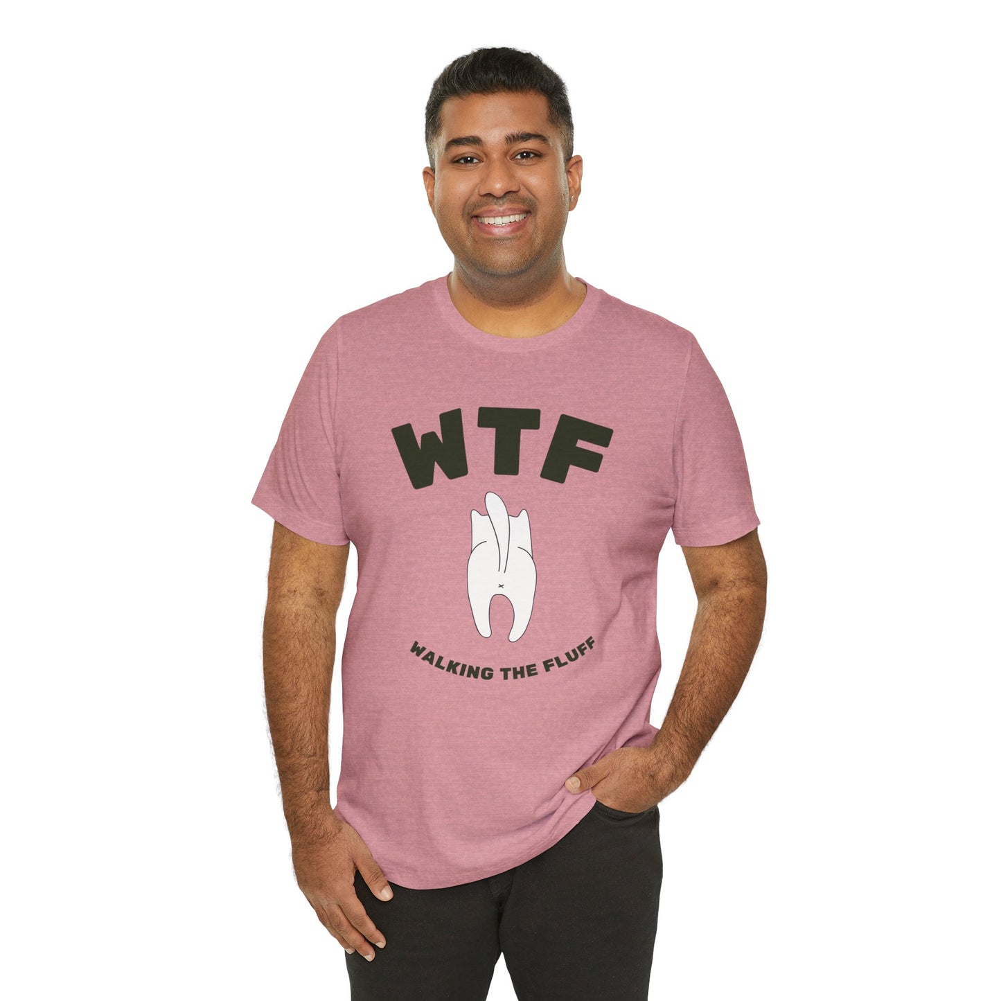 WTF Walking The Fluff Funny Cat T-Shirt