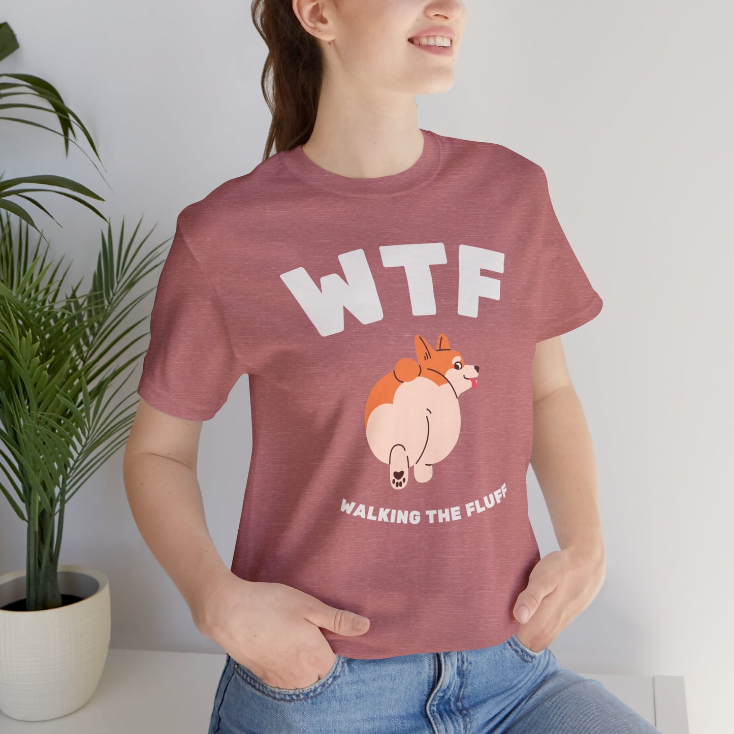 WTF Walking The Fluff Fat Dog T-Shirt