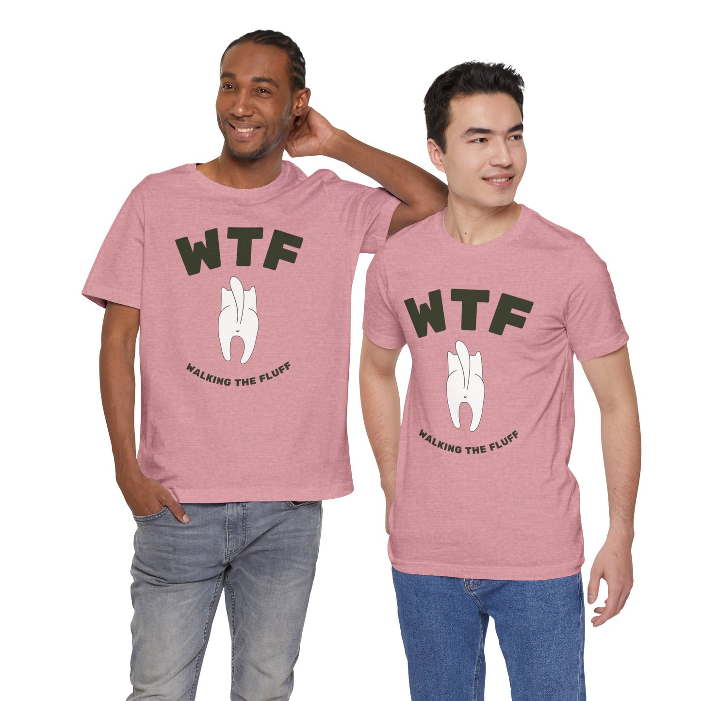 WTF Walking The Fluff Funny Cat T-Shirt