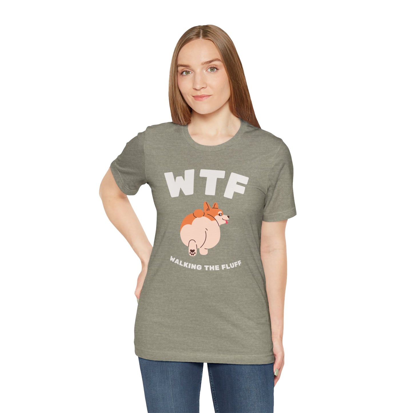 WTF Walking The Fluff Fat Dog T-Shirt