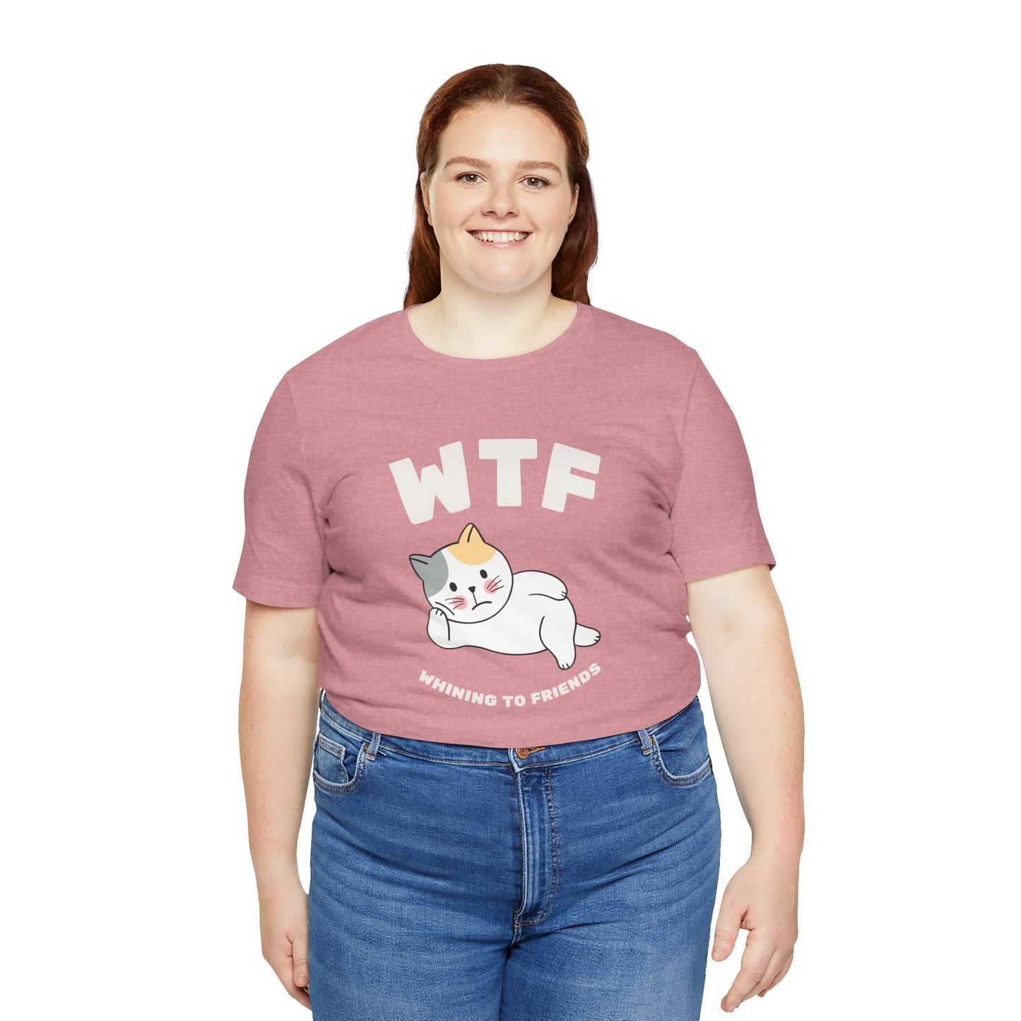 WTF Whining To Friends Cat T-Shirt