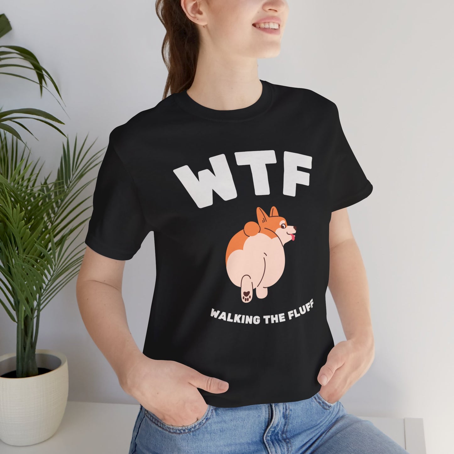 WTF Walking The Fluff Fat Dog T-Shirt