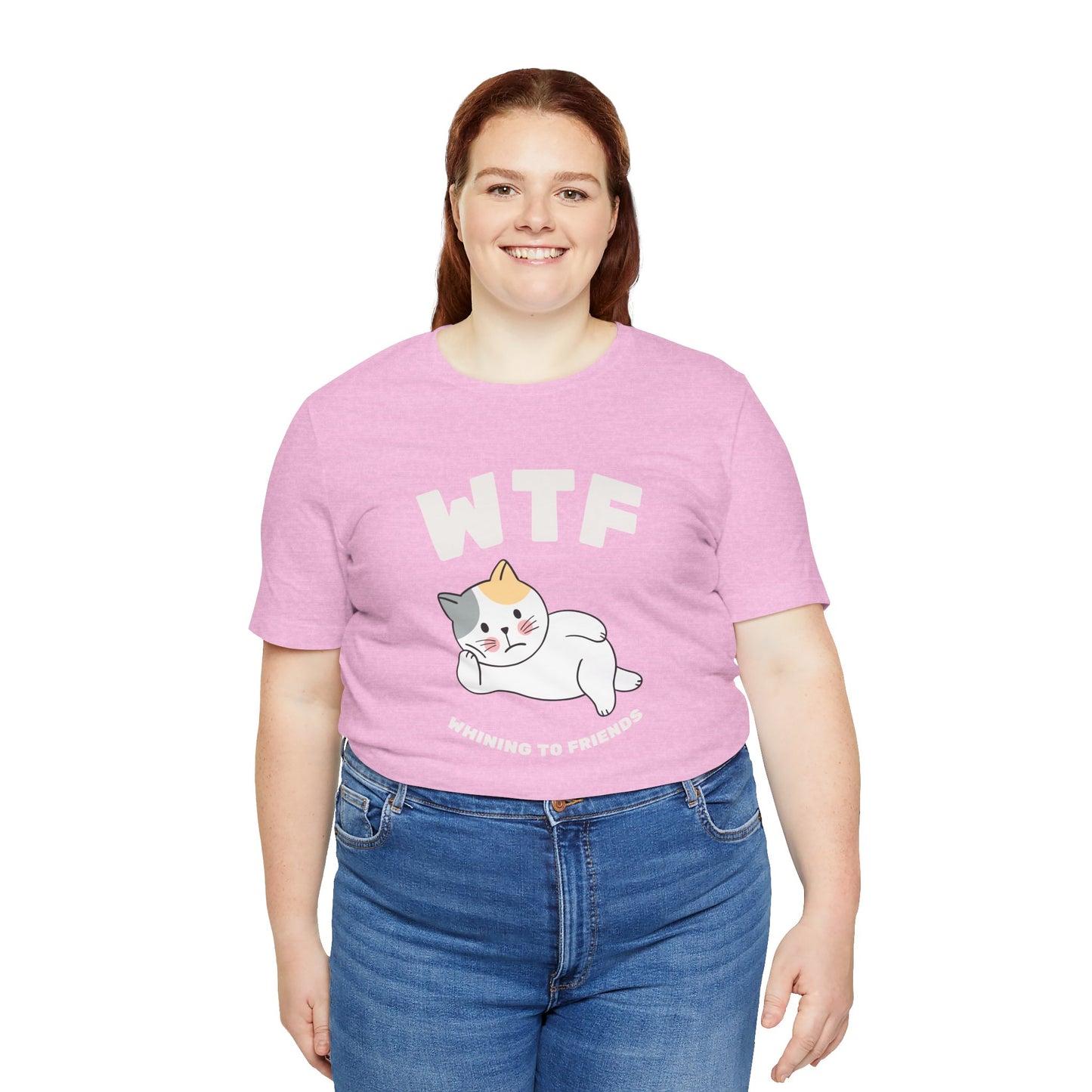 WTF Whining To Friends Cat T-Shirt