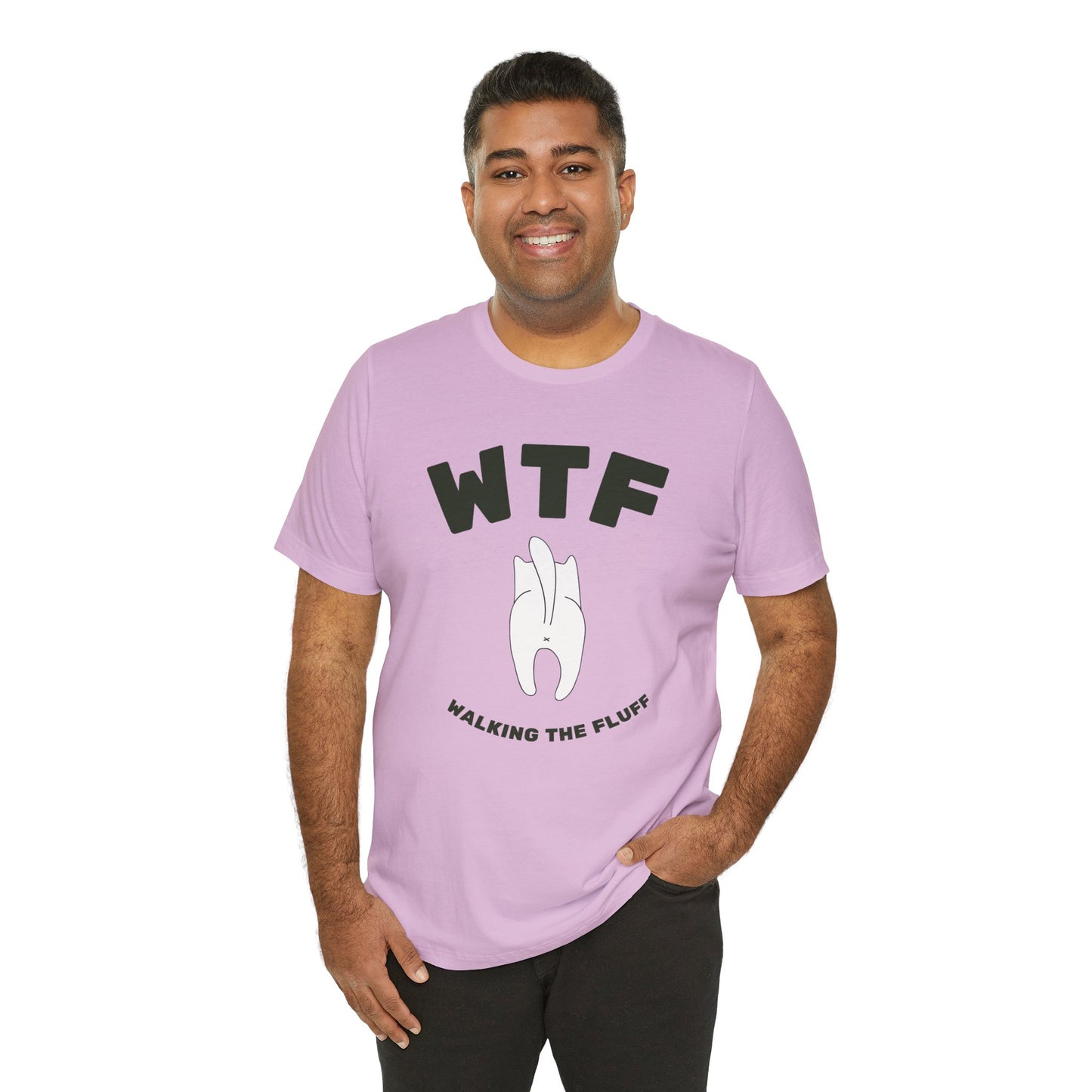 WTF Walking The Fluff Funny Cat T-Shirt