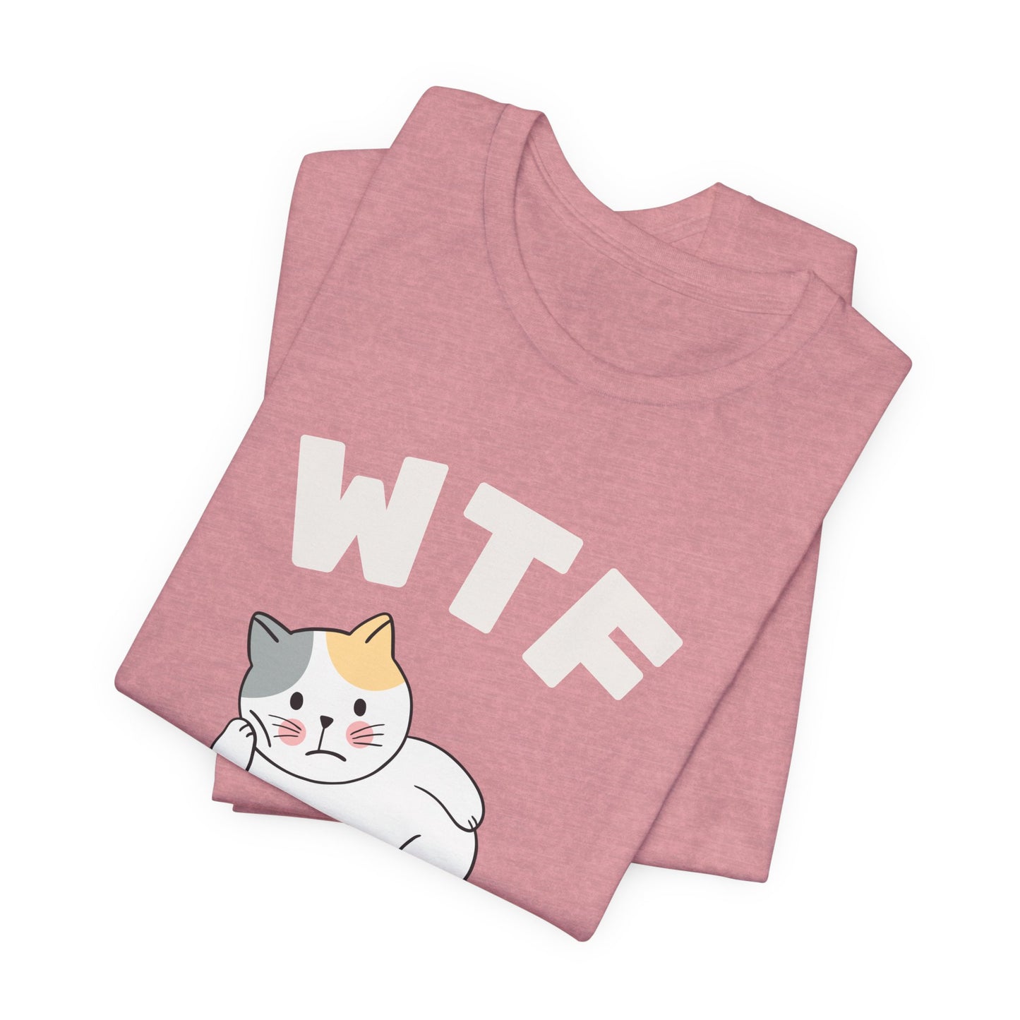 WTF Whining To Friends Cat T-Shirt