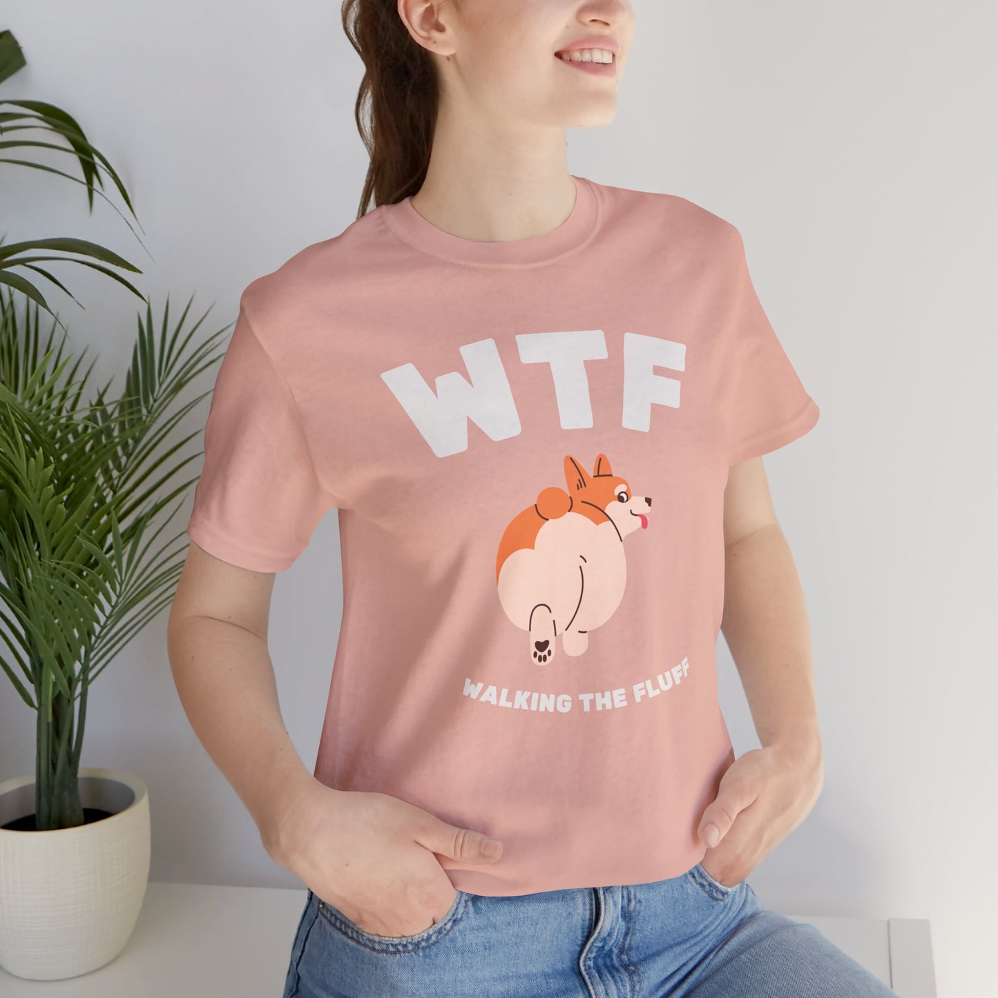 WTF Walking The Fluff Fat Dog T-Shirt