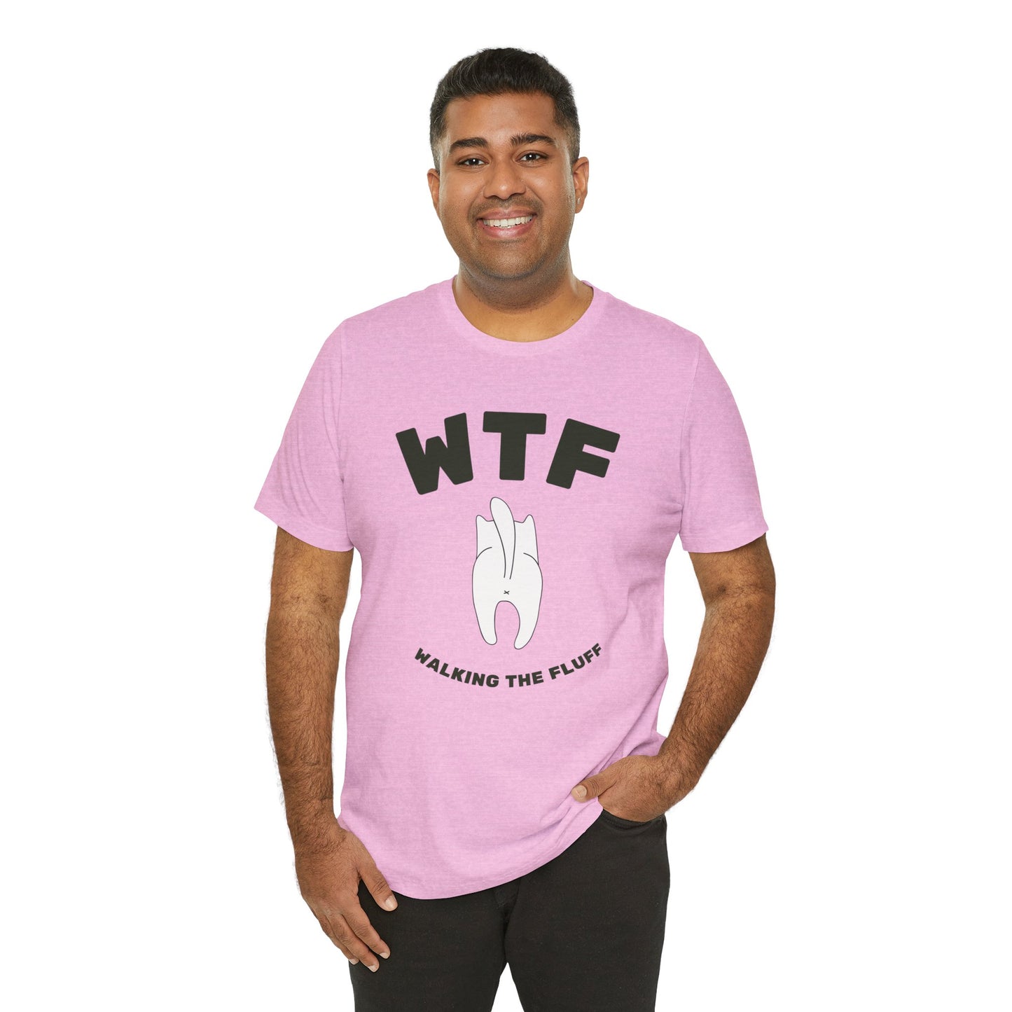 WTF Walking The Fluff Funny Cat T-Shirt