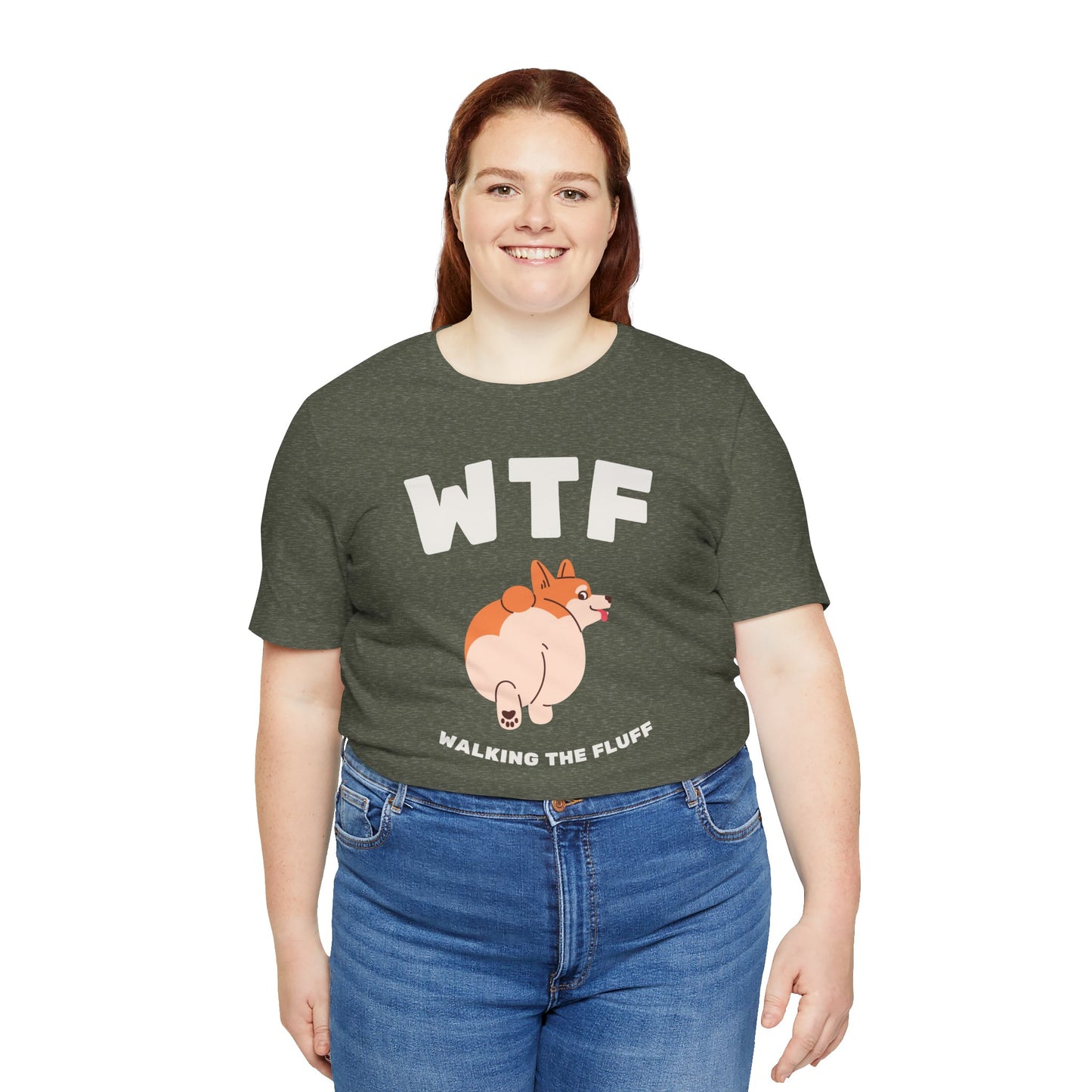 WTF Walking The Fluff Fat Dog T-Shirt