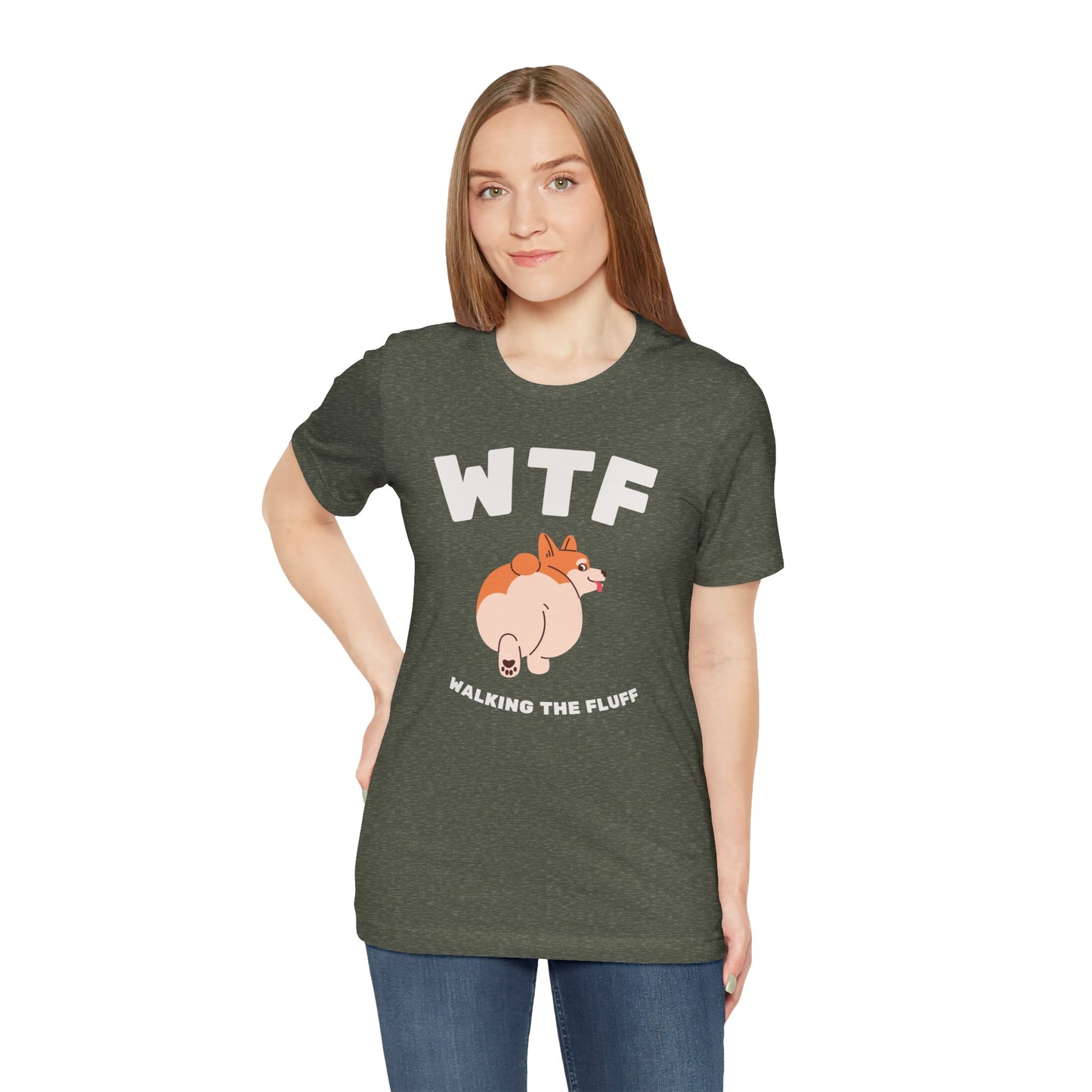 WTF Walking The Fluff Fat Dog T-Shirt