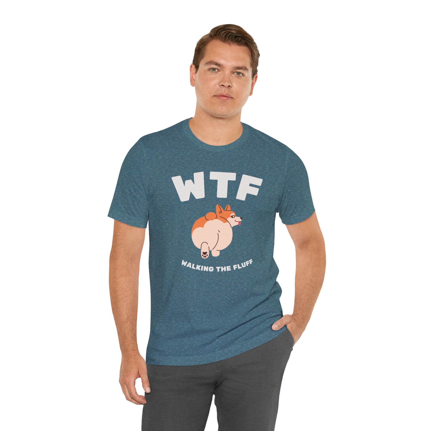 WTF Walking The Fluff Fat Dog T-Shirt