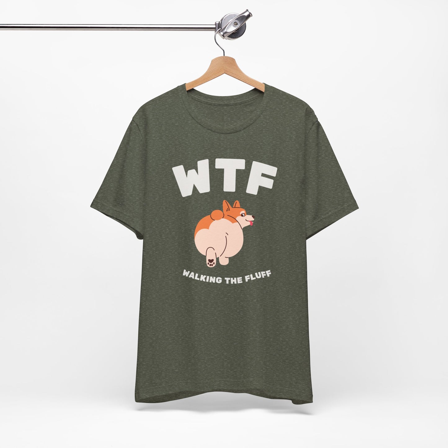 WTF Walking The Fluff Fat Dog T-Shirt