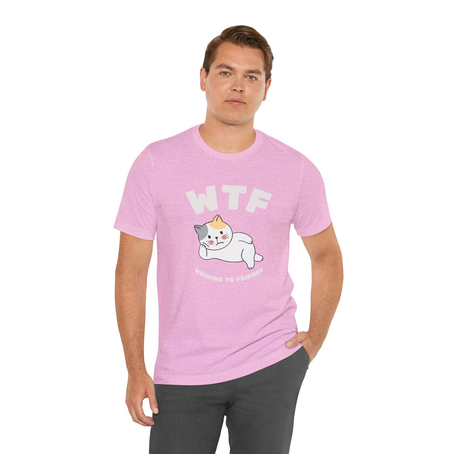 WTF Whining To Friends Cat T-Shirt