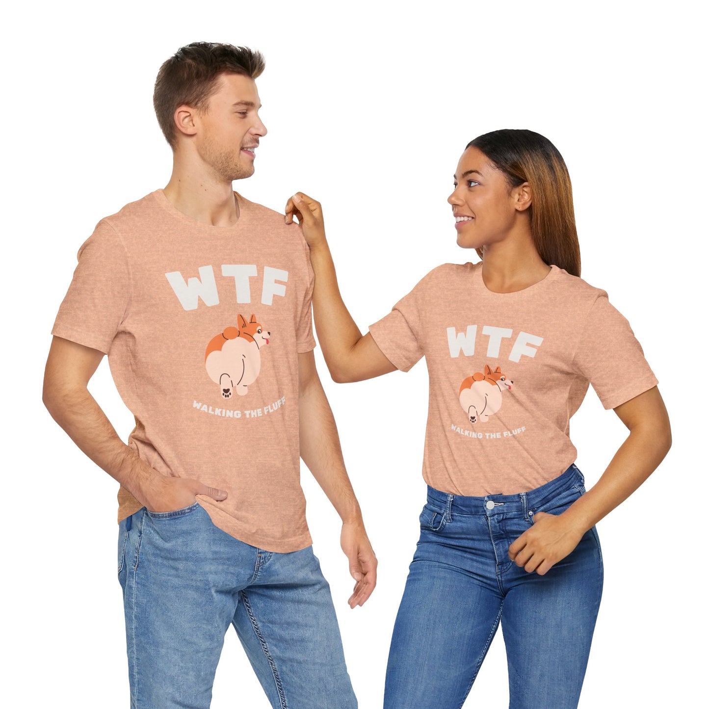 WTF Walking The Fluff Fat Dog T-Shirt