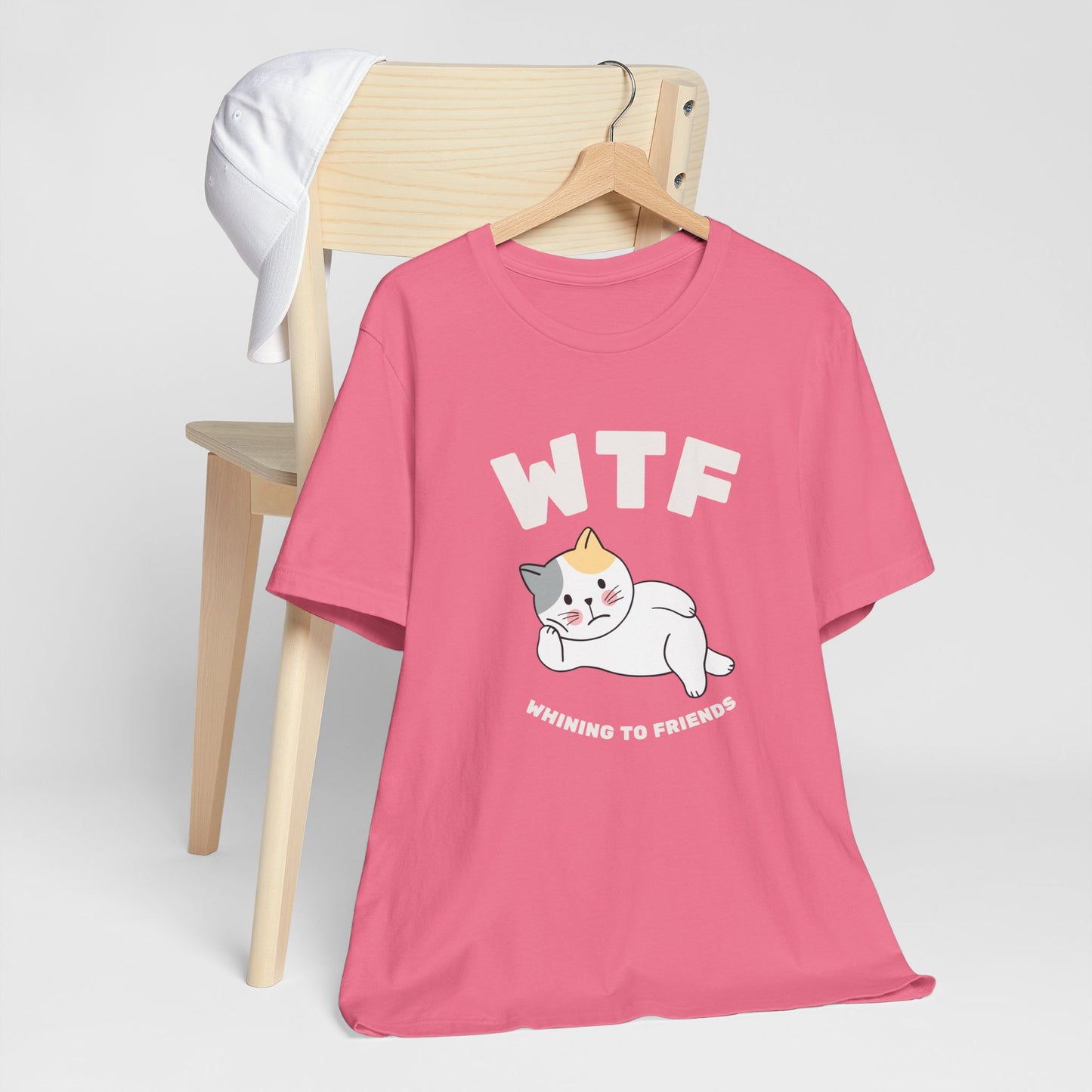 WTF Whining To Friends Cat T-Shirt