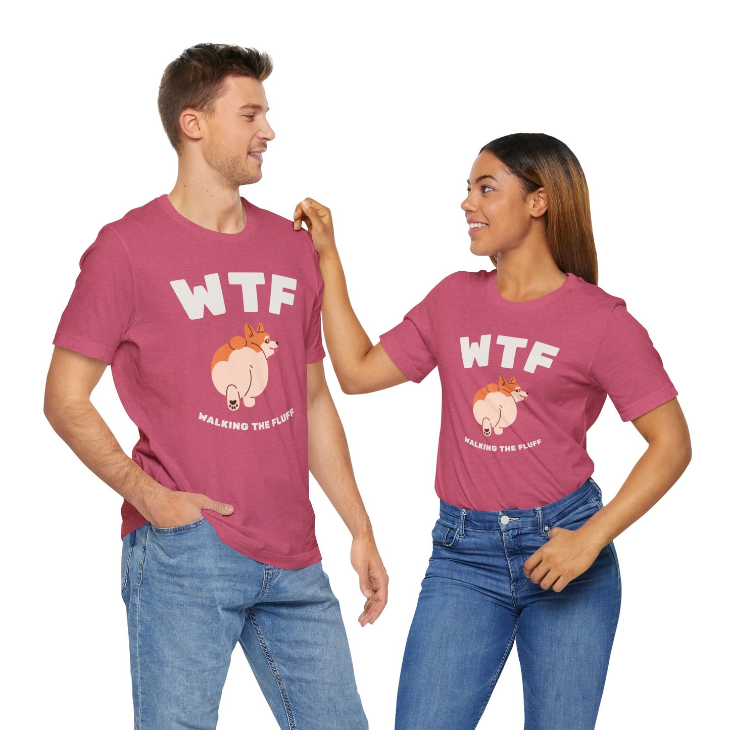 WTF Walking The Fluff Fat Dog T-Shirt