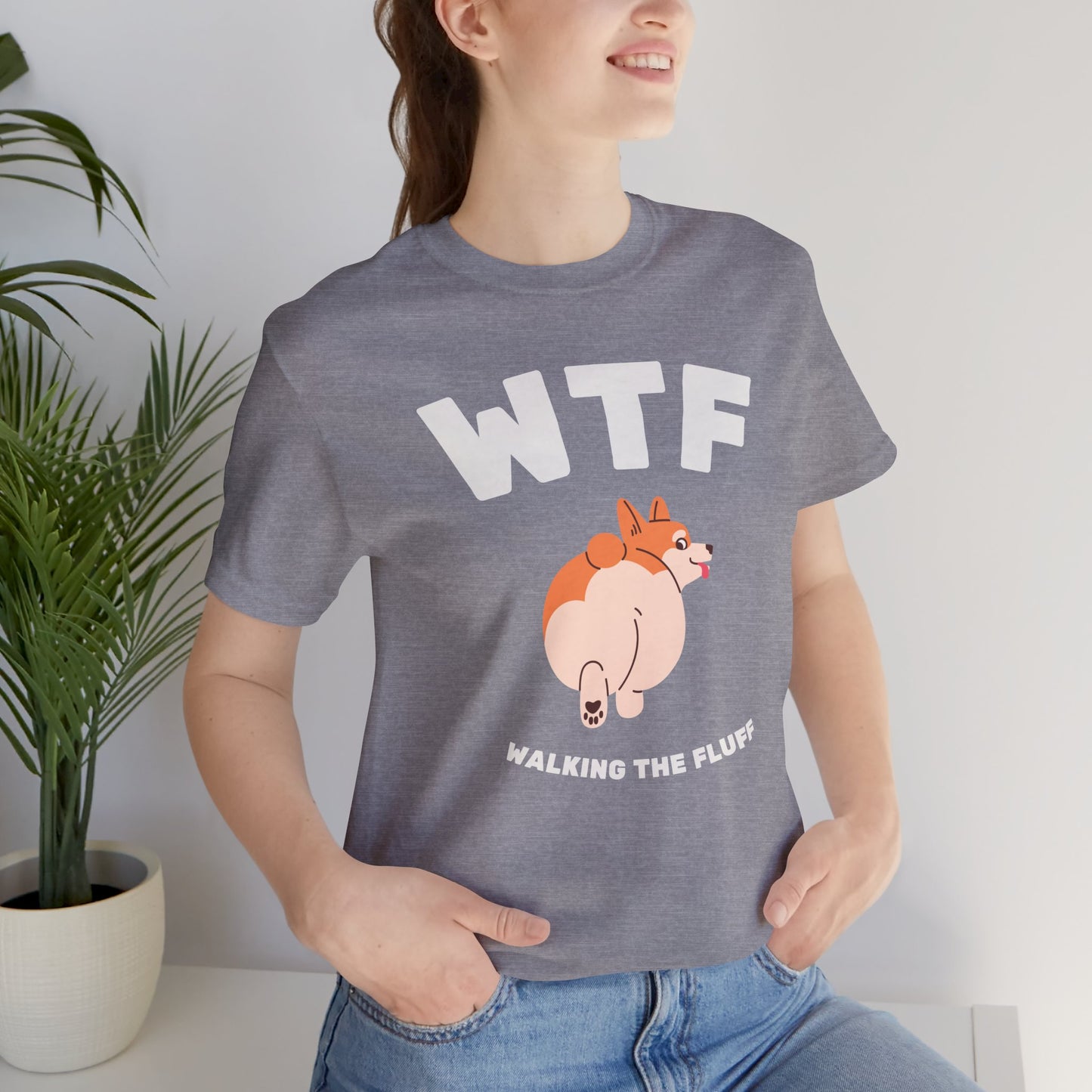 WTF Walking The Fluff Fat Dog T-Shirt