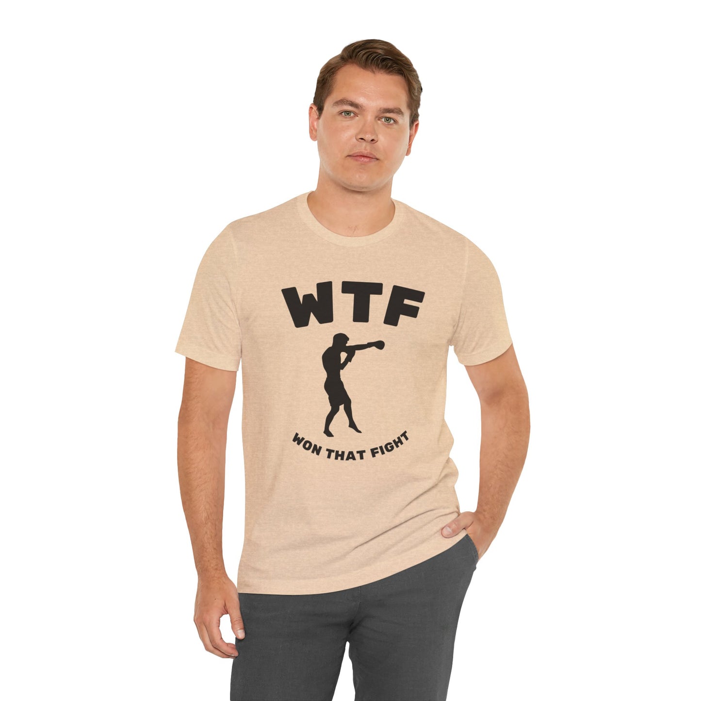 WTF Won That Fight Boxing Funny T-Shirt