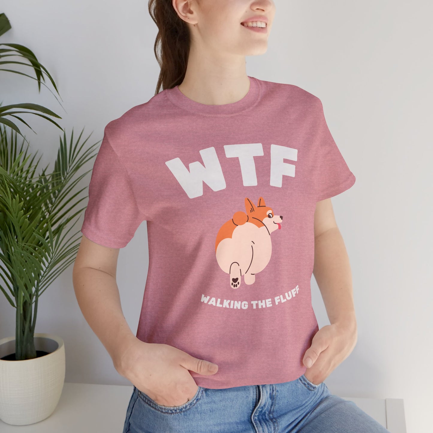 WTF Walking The Fluff Fat Dog T-Shirt