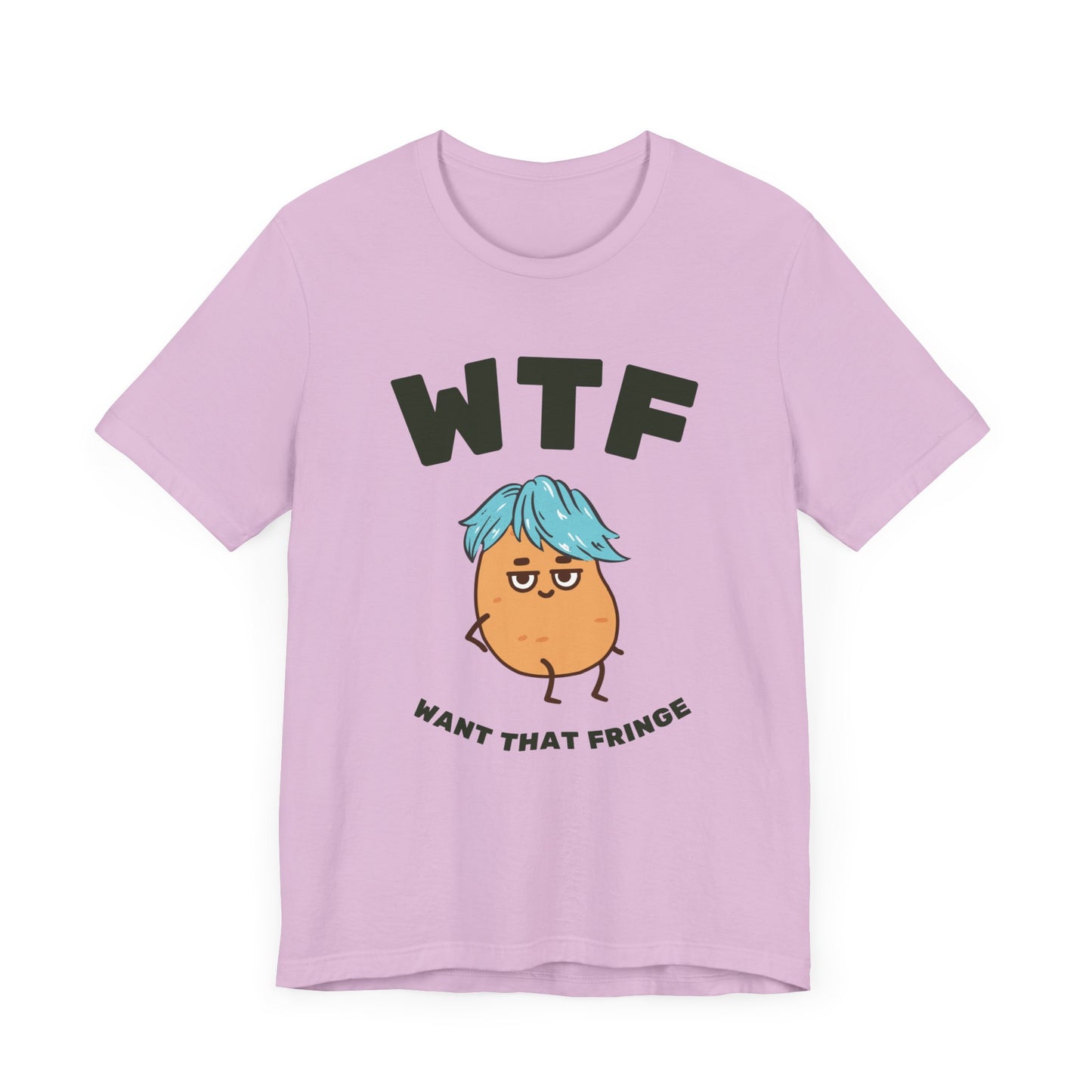 WTF Want That Fringe Funny Hair T-Shirt