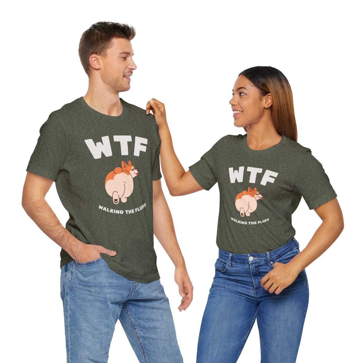 WTF Walking The Fluff Fat Dog T-Shirt