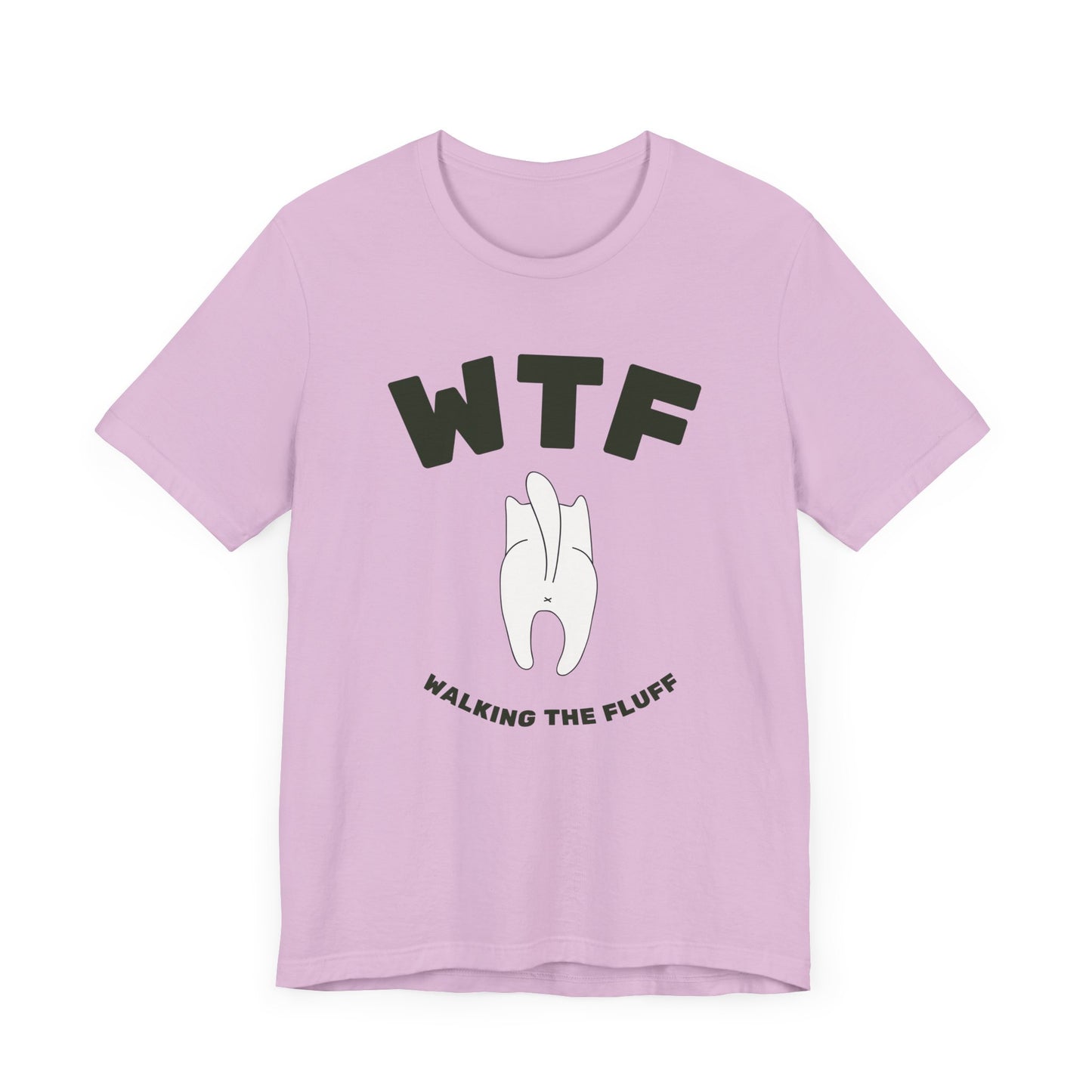 WTF Walking The Fluff Funny Cat T-Shirt