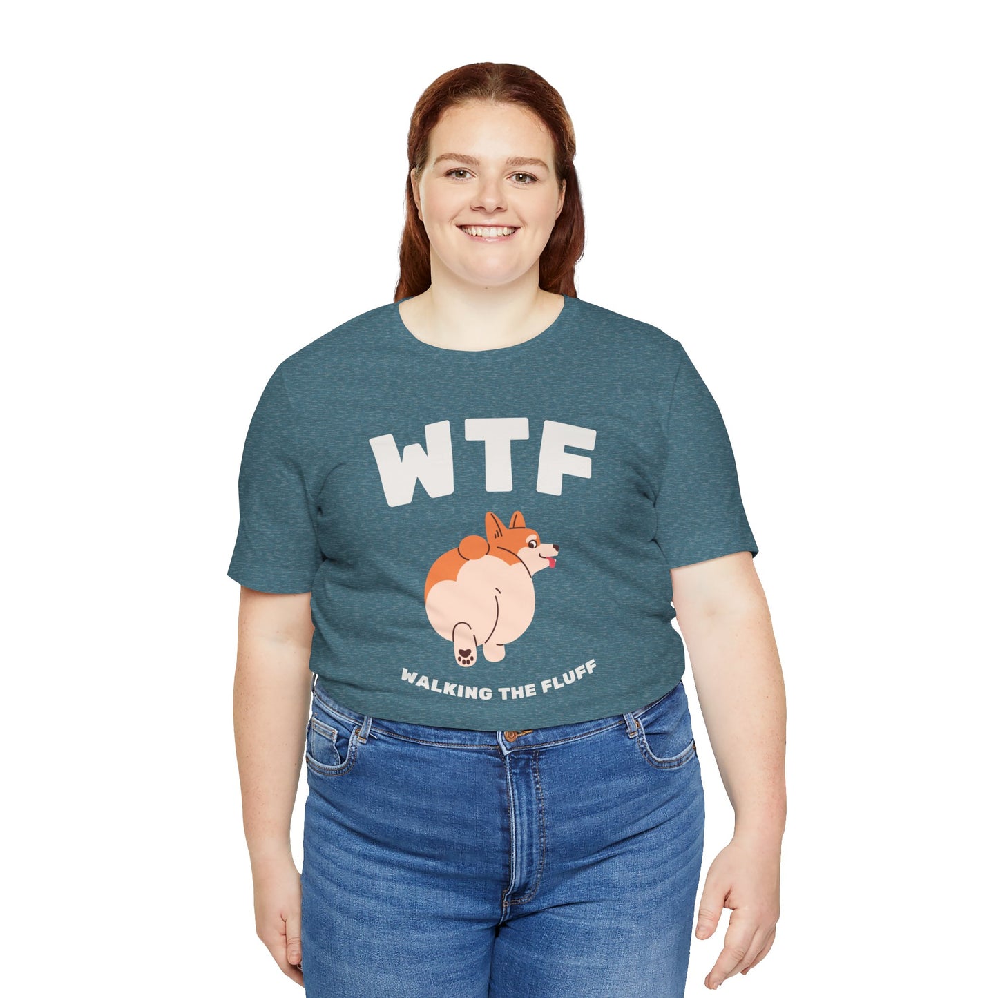 WTF Walking The Fluff Fat Dog T-Shirt