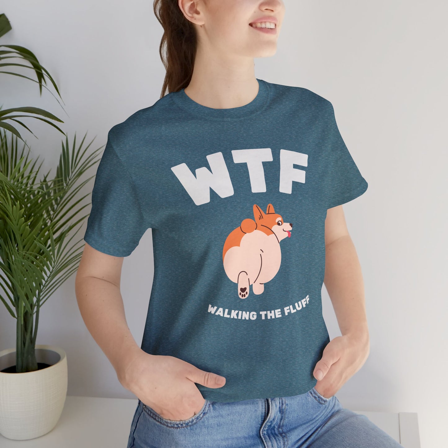 WTF Walking The Fluff Fat Dog T-Shirt