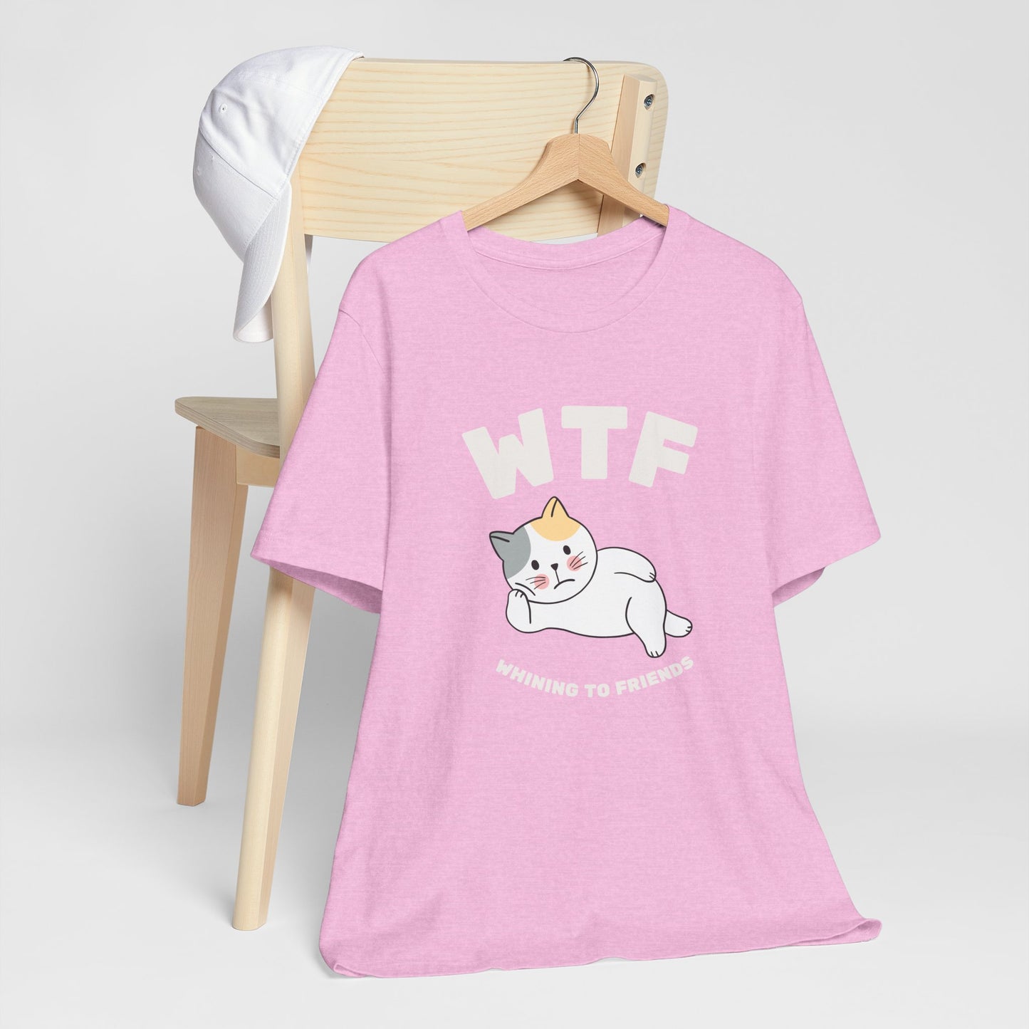 WTF Whining To Friends Cat T-Shirt