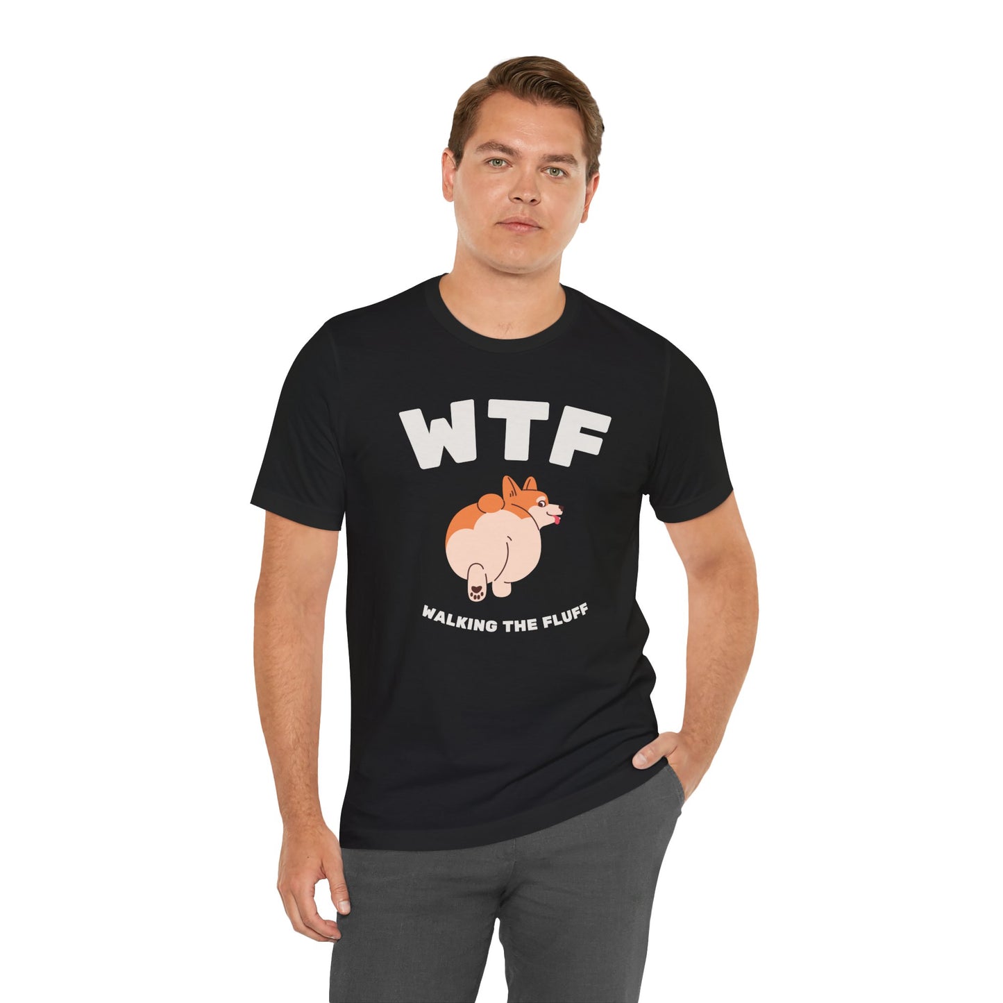 WTF Walking The Fluff Fat Dog T-Shirt