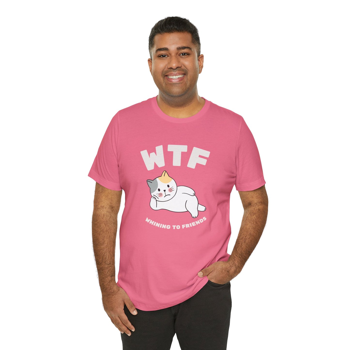 WTF Whining To Friends Cat T-Shirt