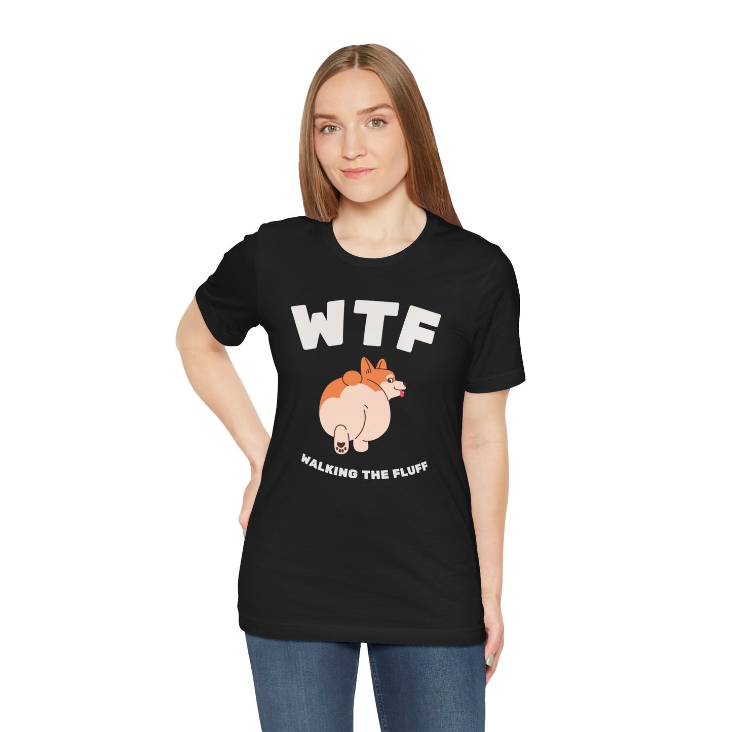 WTF Walking The Fluff Fat Dog T-Shirt