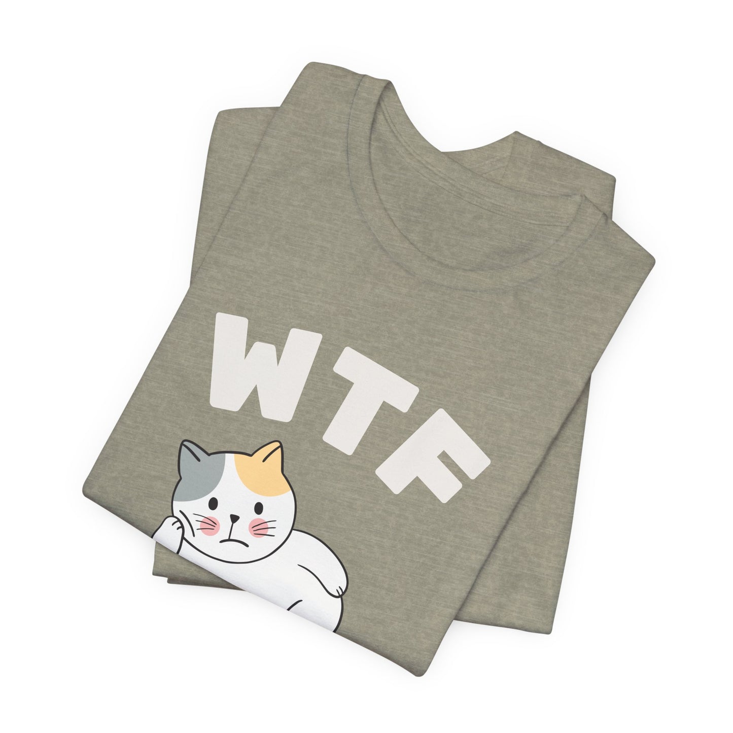 WTF Whining To Friends Cat T-Shirt